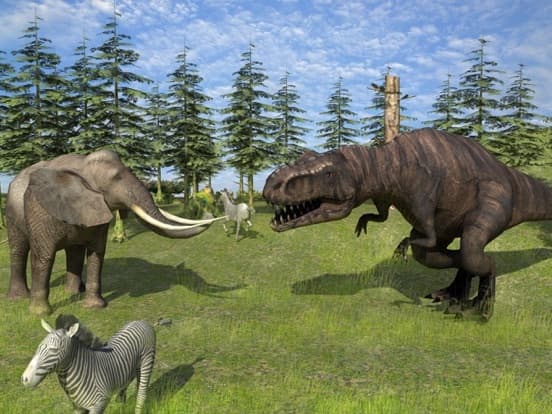 Hungry Dinosaur Forest Wild simulator screenshot 4