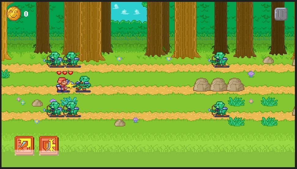 Axe, Bow and Staff screenshot 2