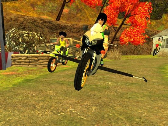 Flying Motorcycle Racing Simulator screenshot 4
