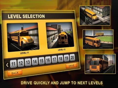 School Bus Simulator 3D – Drive crazy in city & Take Parking duty challenges for kids fun screenshot 5
