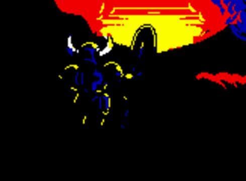 Shovel Knight: Zx spectrum Demake prototype