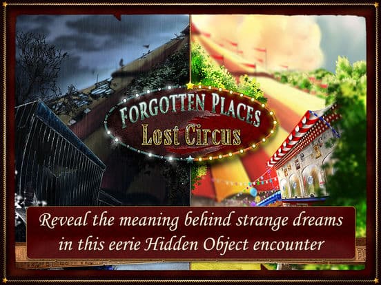 Forgotten Places: Lost Circus - A Hidden Object Adventure (Full) screenshot 2