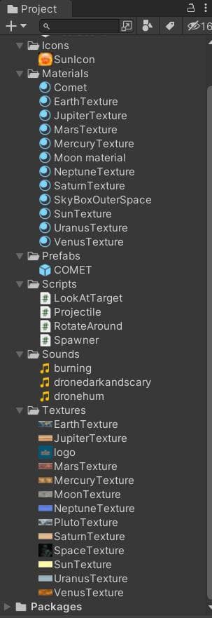 Solar System Game Project screenshot 3