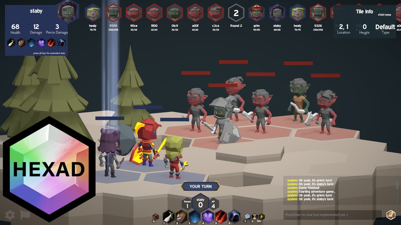 HEXAD screenshot 2