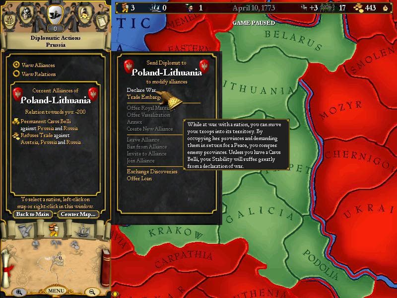 Europa Universalis screenshot 2