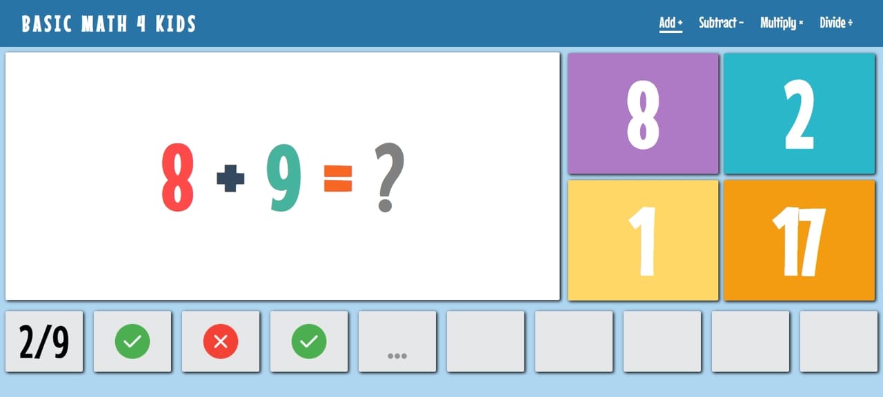 Basic Math 4 Kids screenshot 2