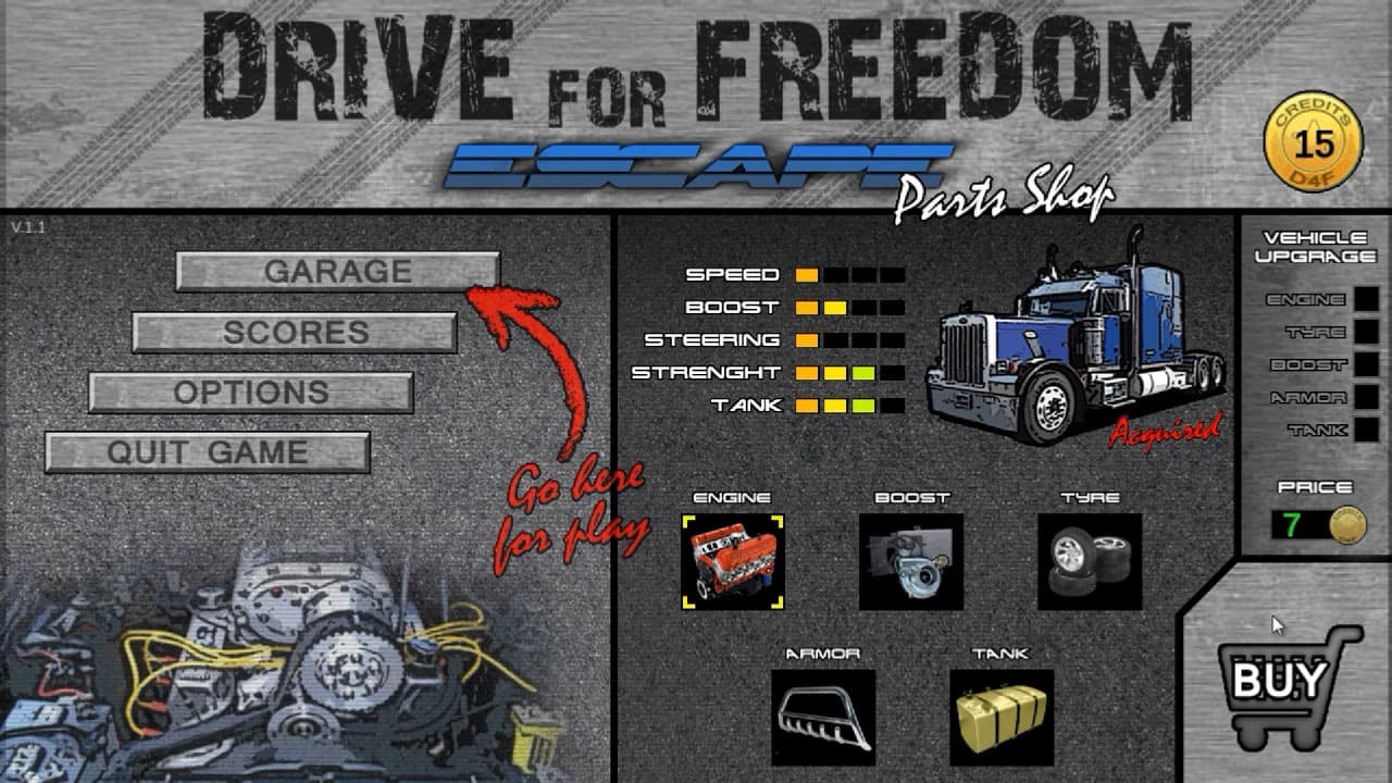 Drive for Freedom - Escape (prologue) screenshot 6