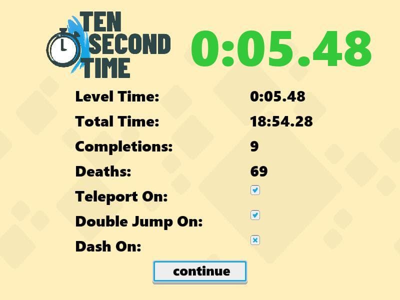 Ten Second Time