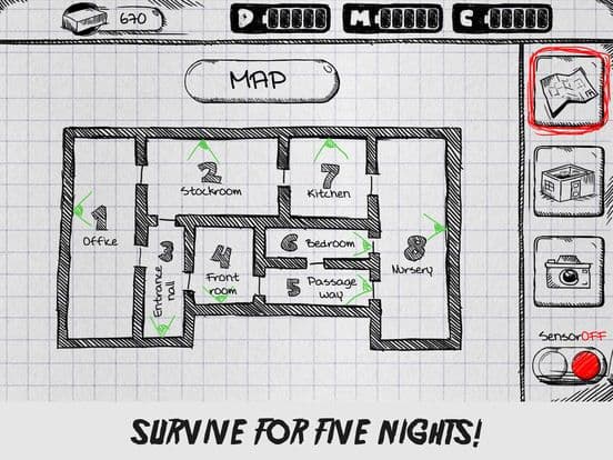 Sticky Man - Survival Nights screenshot 3