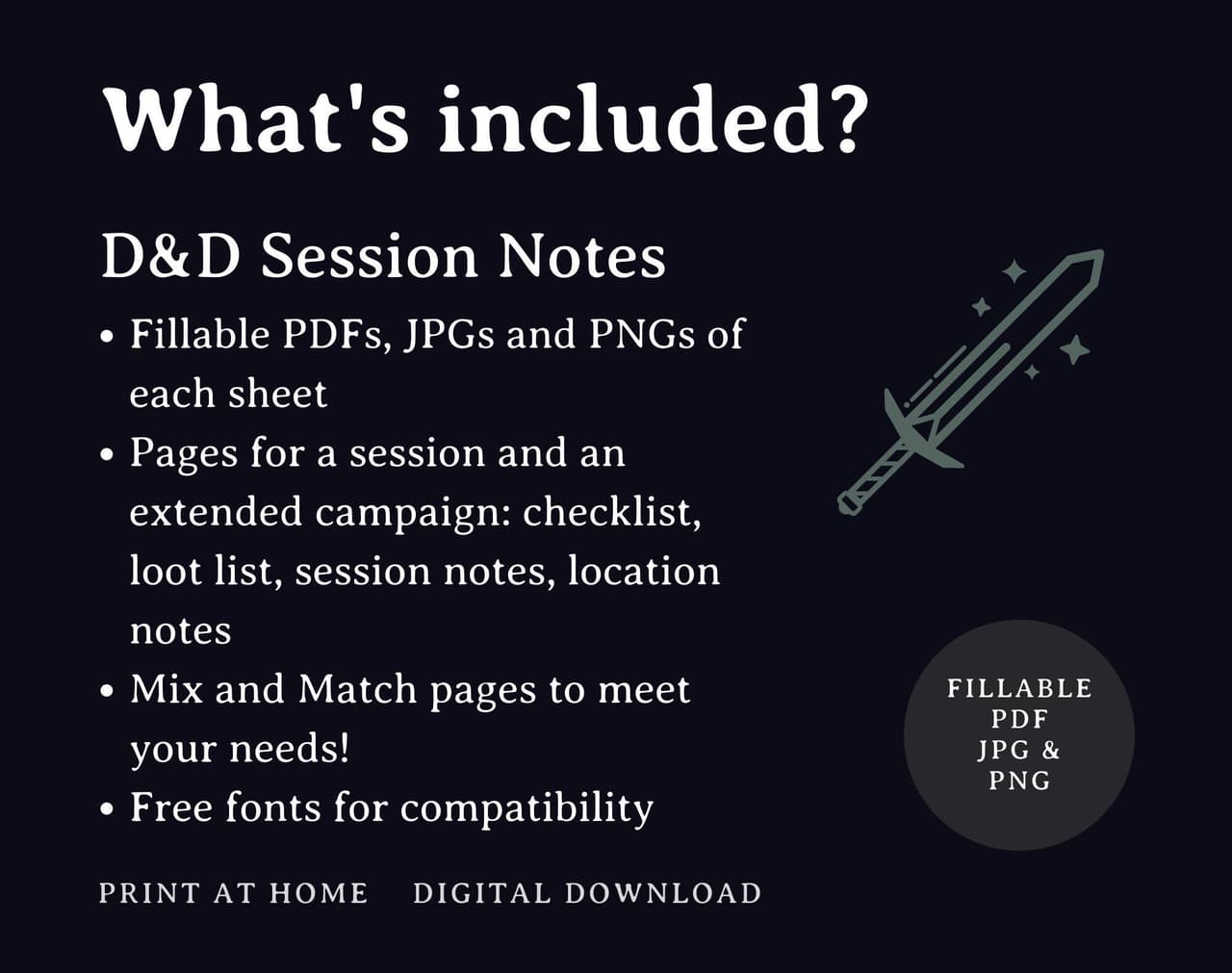 D&D Session Notes screenshot 3