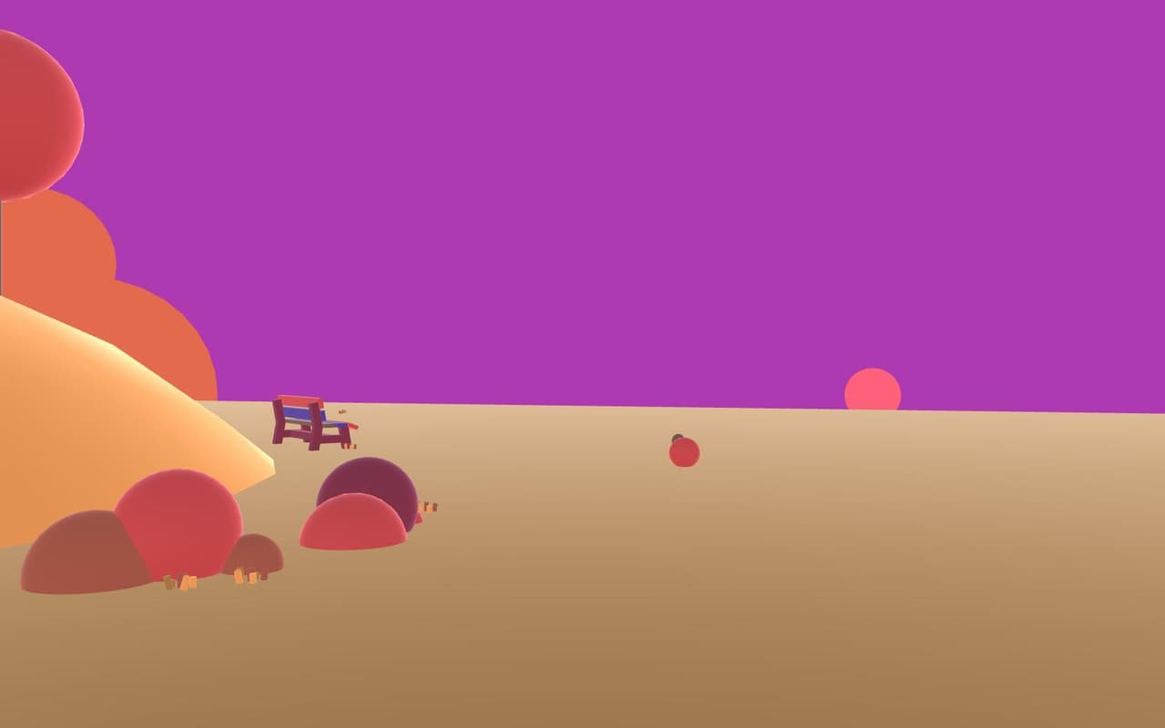Dusk with a friend and a ball
