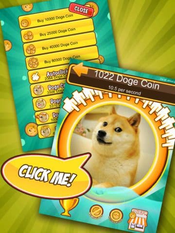 Doge Clicker Coin Collector Free Game! screenshot 2