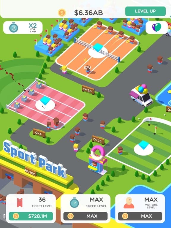 Idle Sport Park Tycoon screenshot 5