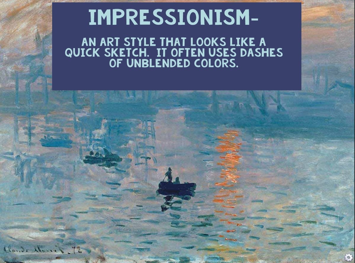 Claude Monet Mini Biography screenshot 2