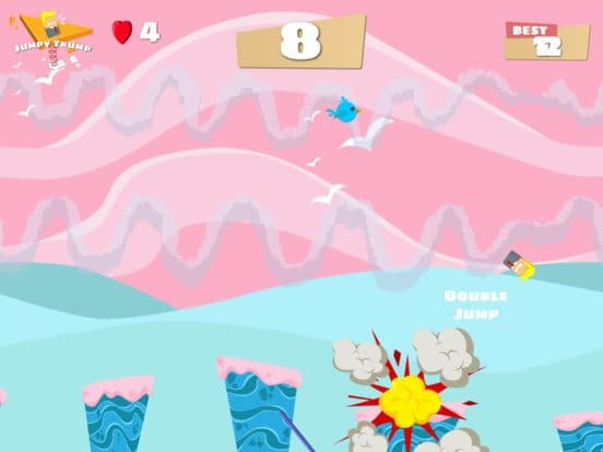Trump the Jumpy President - Pole Vault Edition screenshot 4