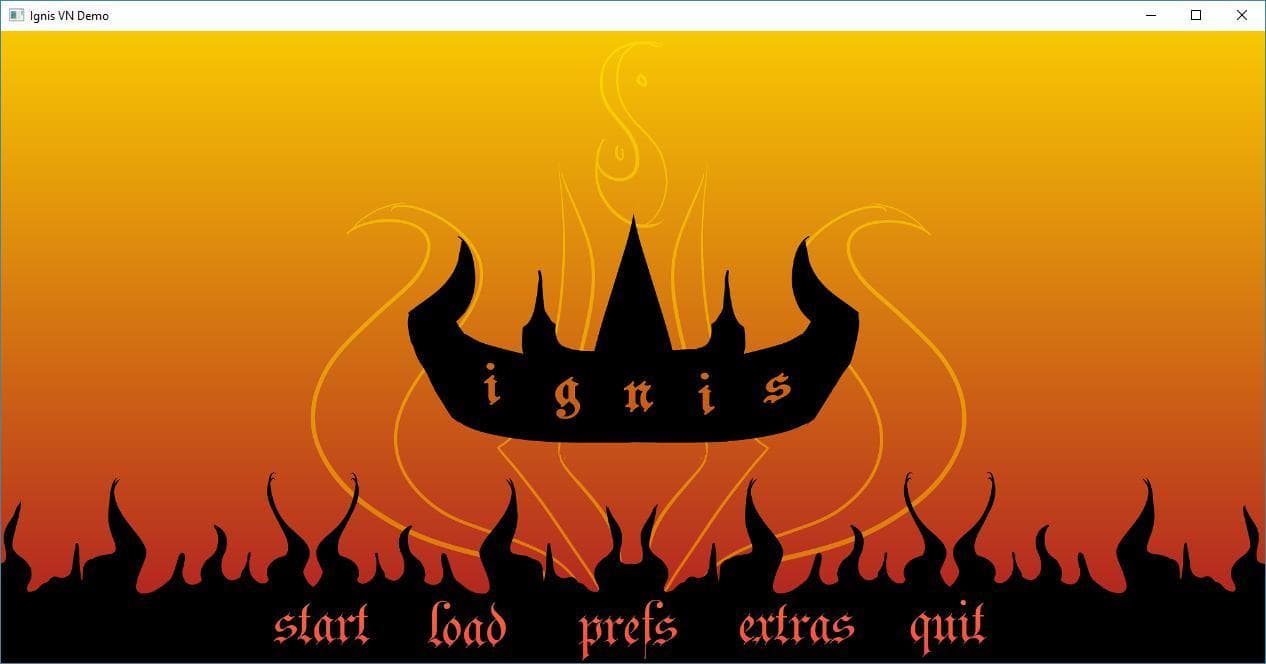 Ignis VN Demo screenshot 2