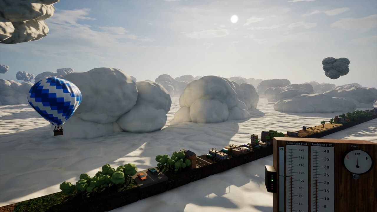 Endlessly side-scrolling Balloon Simulator 2024 screenshot 2