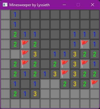 Lyssieths Minesweeper screenshot 4