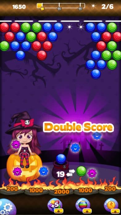 Bubble Shooter Mania - Sweet Halloween screenshot 5