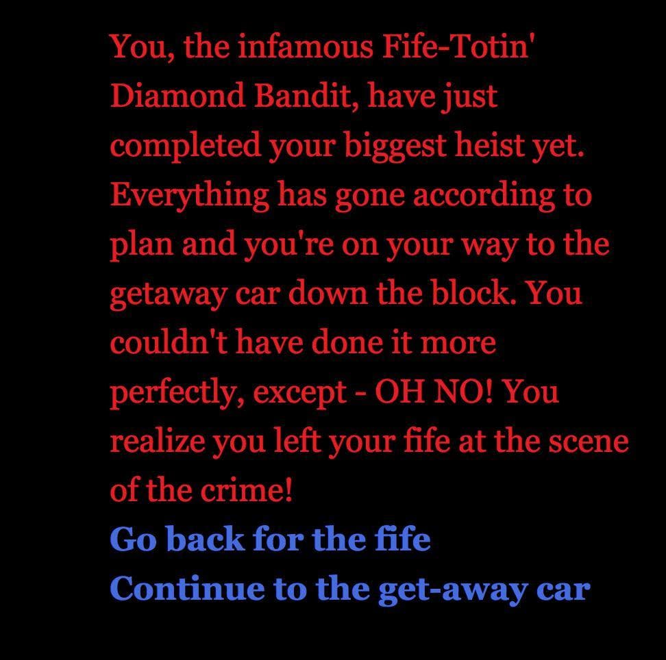 Fife Totin Diamond Bandit