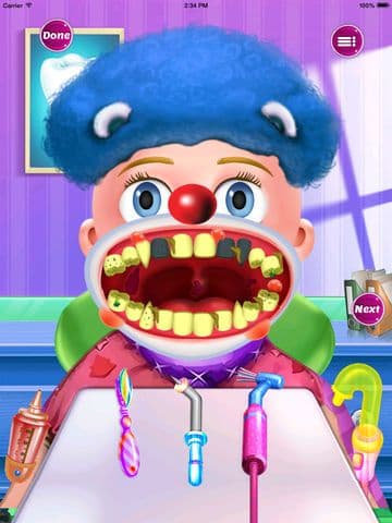 Clown Dentist Dental games