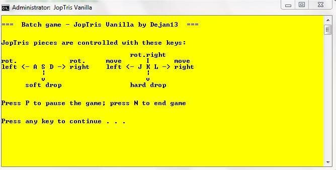 JopTris Vanilla screenshot 2