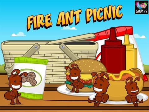 Fire Ant Picnic FREE - Burger Smasher Game screenshot 2