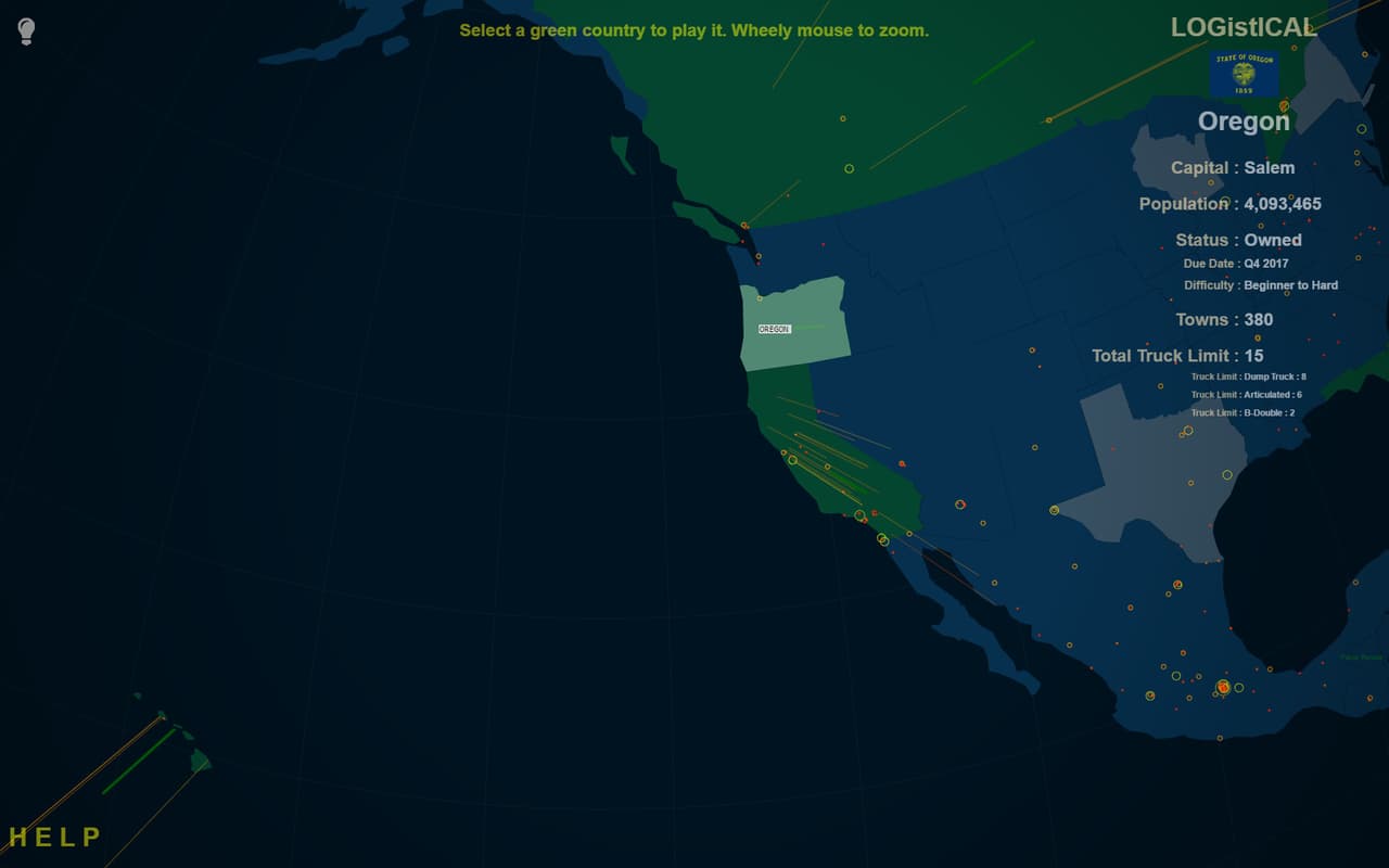 LOGistICAL: USA - Oregon screenshot 2