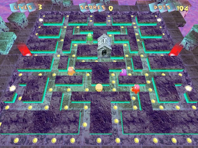 Pac-Manic Worlds 3D