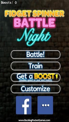 Fidget Spinner Battle Night screenshot 2