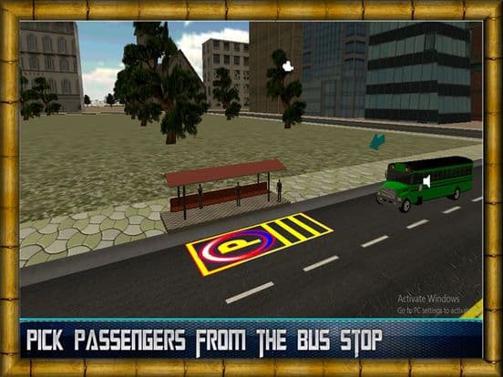 City Bus Driving Simulator 2016 - Real passengers pick & drop driver traffic parking Sim screenshot 3