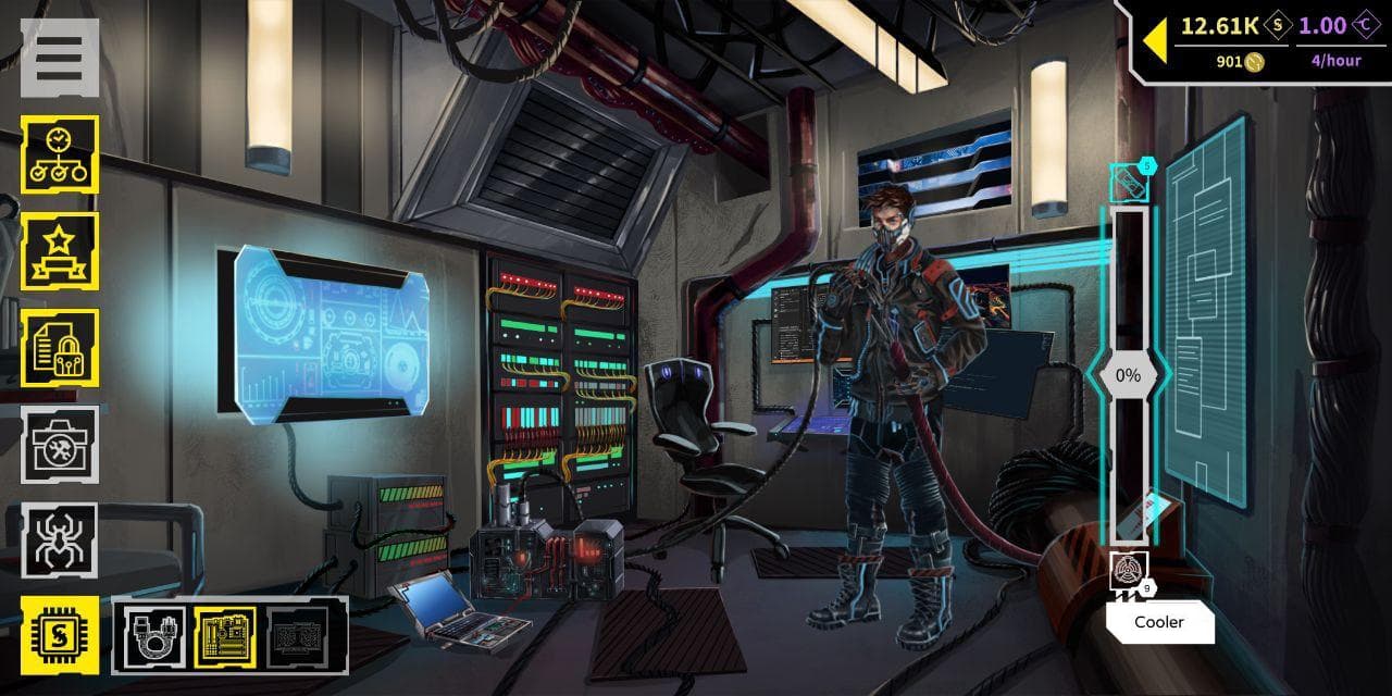 Cyberpunk Infinity: Dystopian Mining Sci-Fi Tale screenshot 5