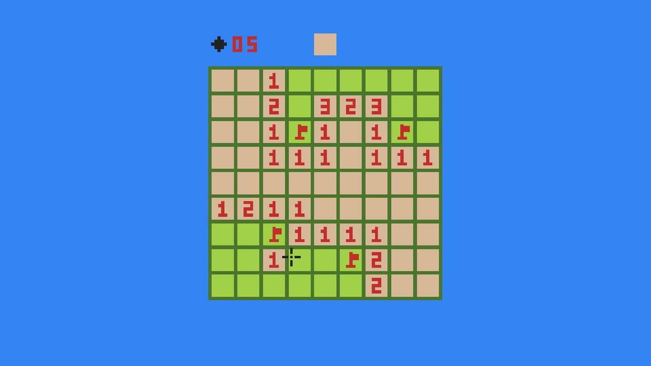 Minesweeper in C screenshot 2