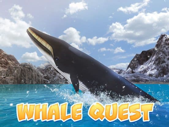 Ocean Whale Simulator: Animal Quest 3D screenshot 2