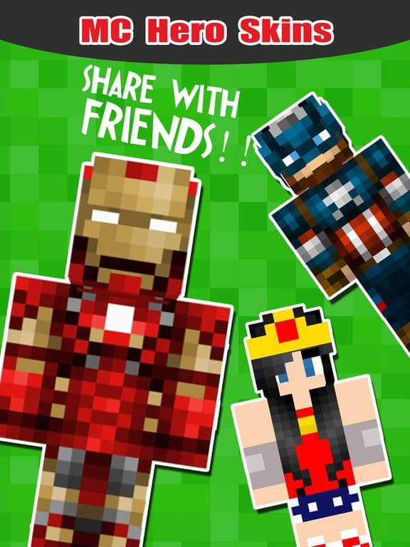 SuperHero Skins Pro - Export Skin for MineCraft Pocket Edition screenshot 2