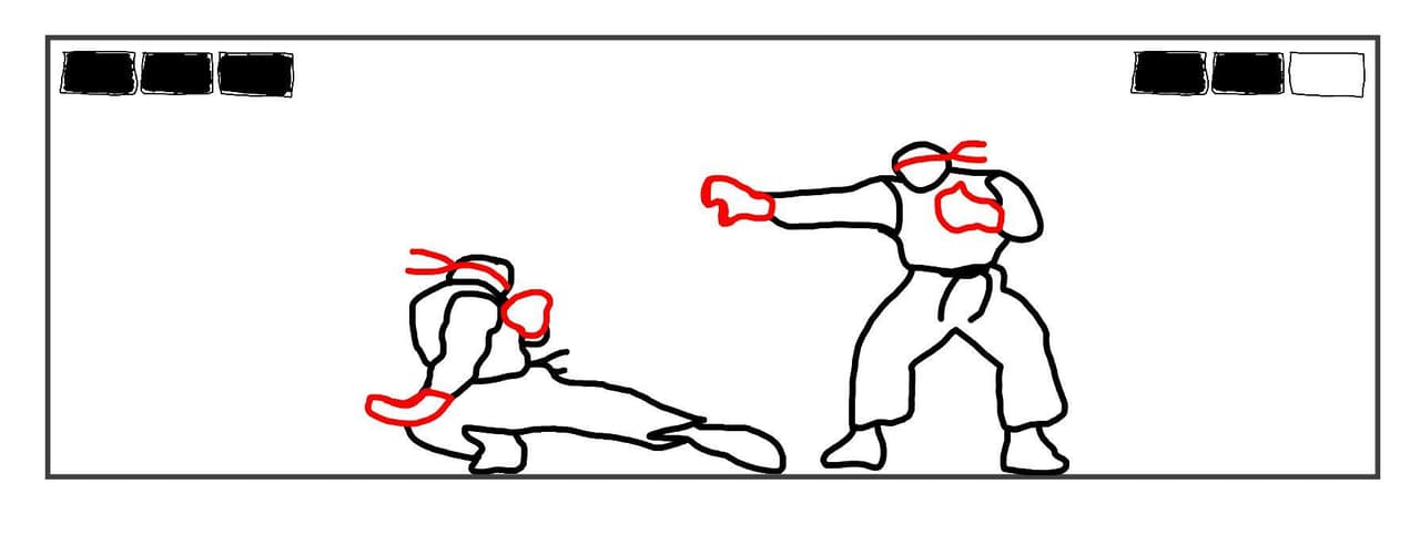 Sweeps And Throws: A Two-Attack Fighting Game screenshot 3