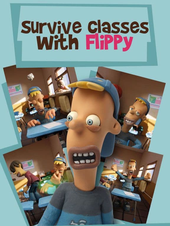 Talking Clay Kids Flippy HD Free screenshot 3