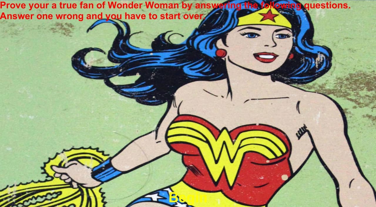 Wonder Woman Trivia Game screenshot 2