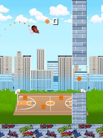 Floppy King James in: Basket-ball Chase and Impossible Hoop Bouncing screenshot 2