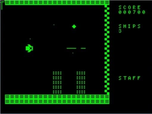 Jerrys endless travels Escape (Acorn Atom mono prototype) screenshot 2