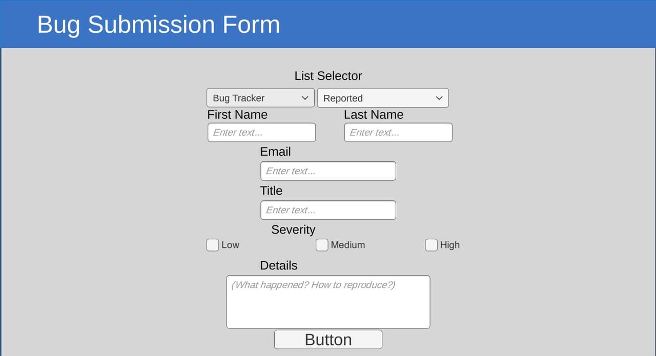 Trello Bug Submission Form screenshot 3