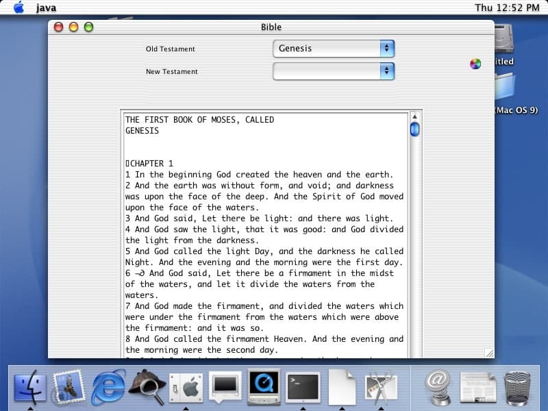 Java Bible Reader