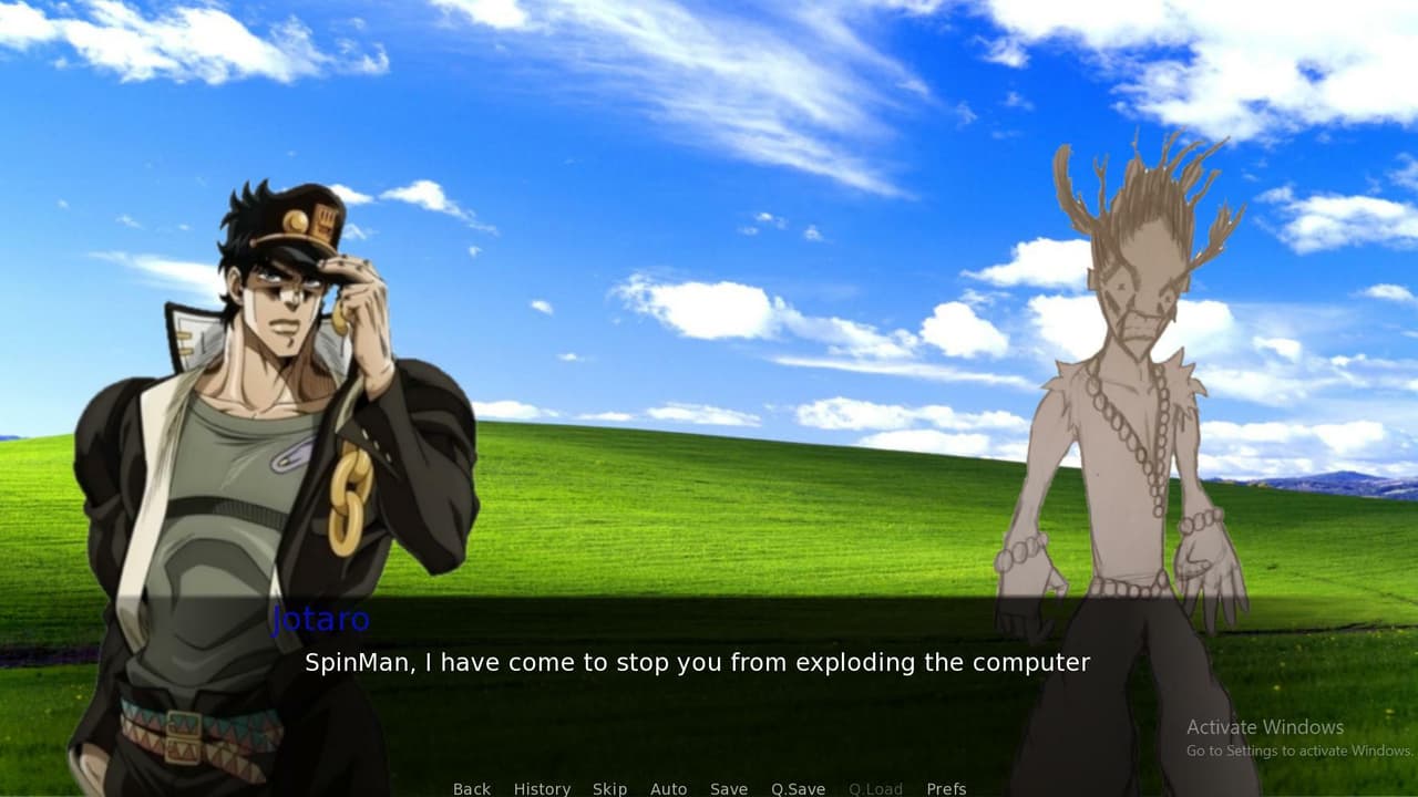 Spinmans Shitpost Adventure (ft. Jotaro Kujo)