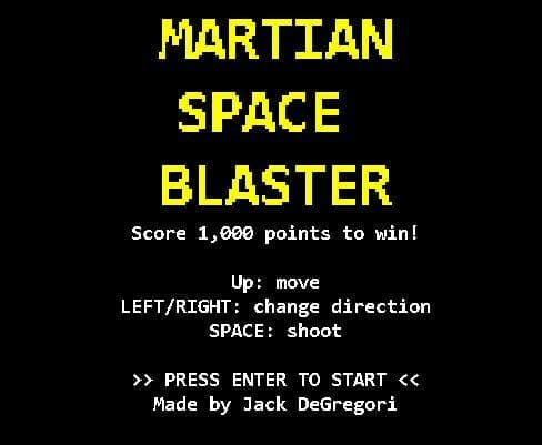 Martian Space Blaster
