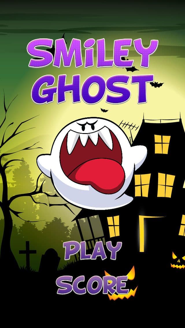 Smiley Ghost - Flap alone in deserted place screenshot 2
