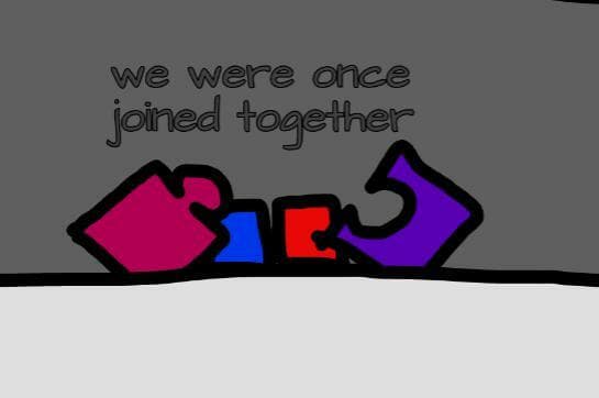 We were joined together