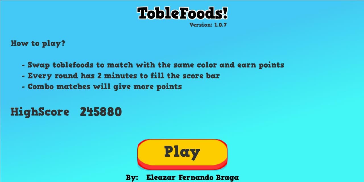 TobleFoods! screenshot 2