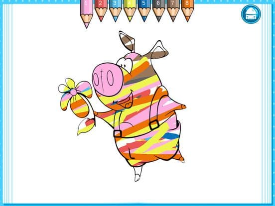 Coloring For Pig and Friends screenshot 5