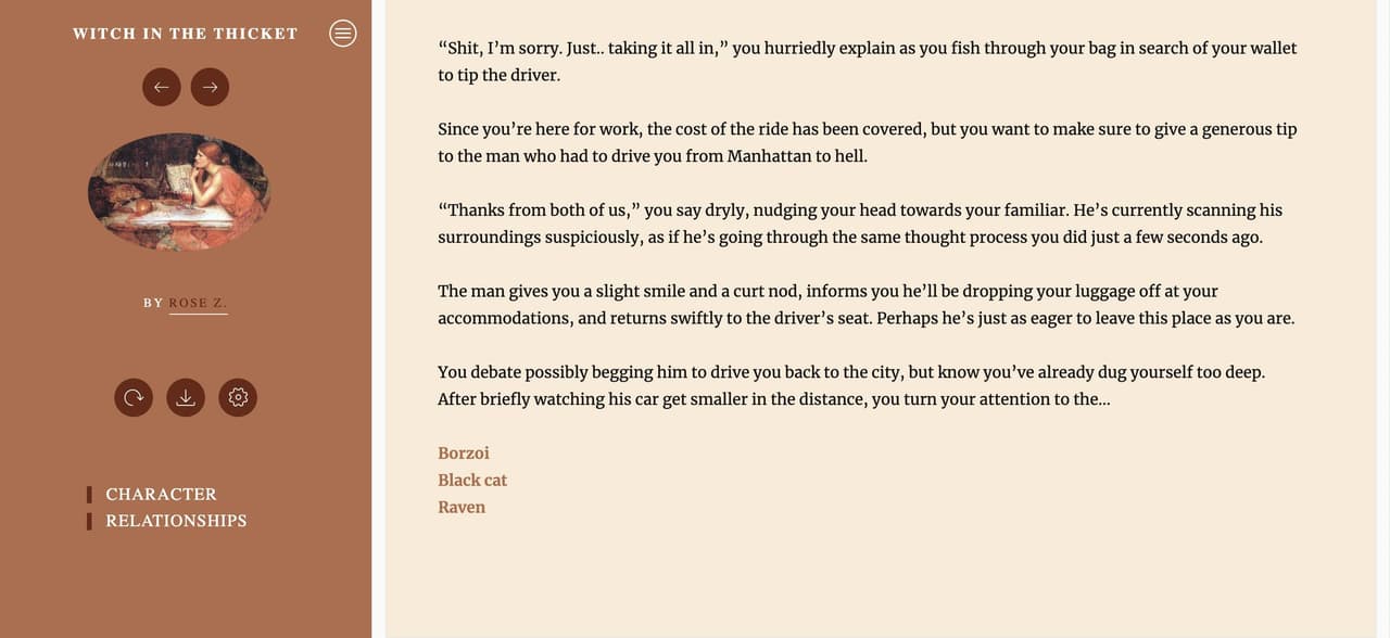 Witch in the Thicket screenshot 2