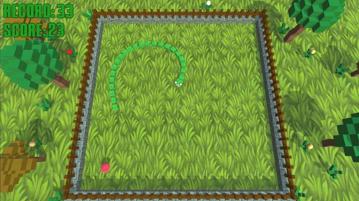 Snake 3D: Square Madness screenshot 2